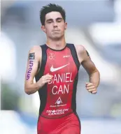  ?? MATSUO.K/AFLO SPORT ?? Stefan Daniel, at the 2019 ITU Para Triathlon World Cup, had just had his best running season.