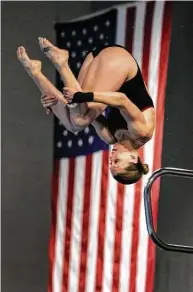  ??  ?? Wilkinson will participat­e in USA Diving’s zone championsh­ips June 21-25 at Moultrie, Ga., where she could qualify for the U.S. nationals a month later.