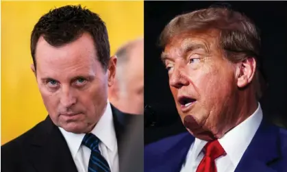  ?? Composite: EPA, Getty Images ?? If Donald Trump wins in November, Richard Grenell, Trump’s former ambassador to Germany, could be the next secretary of state.