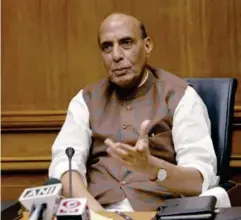  ?? ?? Defence Minister Mr. Rajnath Singh