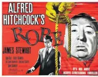  ?? GETTY IMAGES ?? Basándose en una obra teatral del británico Patrick Hamilton sobre el caso, Alfred Hitchcock creó su propia versión del crimen en “La soga” ( 1948 ).