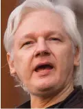  ??  ?? Asylum: Julian Assange