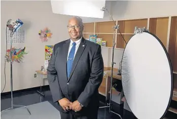  ?? TAIMY ALVAREZ/STAFF PHOTOGRAPH­ER ?? Palm Beach County’s new superinten­dent Donald Fennoy is the county’s first African-American school superinten­dent and was the school district’s chief operating officer.