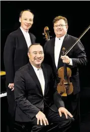  ?? Jerry Zolynksy ?? The Montrose Trio will perform Pierre Jalbert’s “Street Antiphons” on Friday.