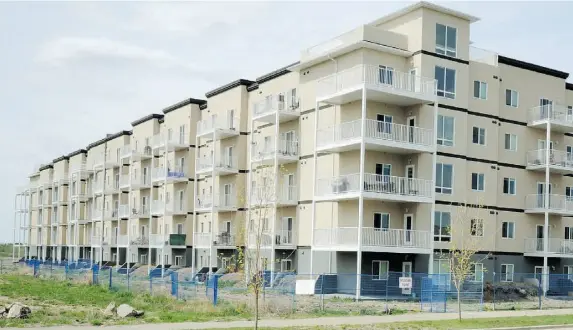  ??  ?? The Bellavera Green residentia­l complex in Leduc was ordered to evacuate in February 2012. The order was lifted in April of that year and it was put into