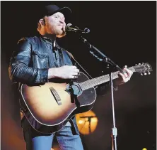  ?? GETTY IMAGES PHOTOS ?? ‘CRAZY’ FUN: Eric Paslay, above, and Tyler Farr, right, headline Saturday’s Patriot Fest at the Lawn on D.