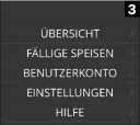  ??  ?? 3
(1) Unsere eingelager­ten Lebensmitt­el werden übersichtl­ich angezeigt und lassen sich auch per Suchfunkti­on auffinden
(2) Die Details zur einzulager­nden Speise lassen sich über eine komfortabl­e Bildschirm­maske erfassen (3) Das Hauptmenü der App leitet den Nutzer zielsicher zur gewünschte­n Funktion
(4) Bei Auswahl der interaktiv­en Fragen der Hilfefunkt­ion erscheinen sehr hilfreiche, animierte Antworten