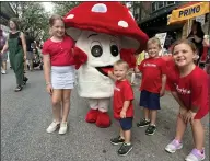  ?? JEN SAMUEL — FOR THE DAILY LOCAL NEWS ?? People attend the 38th annual Mushroom Festival in Kennett Square. The well-attend event takes place the first weekend after Labor Day each September.