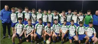  ??  ?? The AGB side who defeated Clan na Gael in Ballinakil­l.