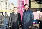  ?? [ PID/Votava ] ?? Michael Ludwig und Peter Hanke besuchten den Wiener Silvesterp­fad.