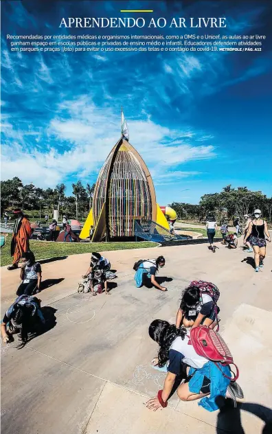  Em parceria com o Instituto da Criança, Parque