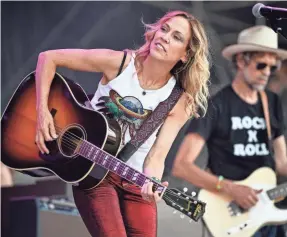  ?? ANDREW NELLES/THE TENNESSEAN VIA USA TODAY NETWORK ?? Sheryl Crow wrote “Redemption Day” in the mid-’90s after visiting Bosnia to perform for U.S. troops.