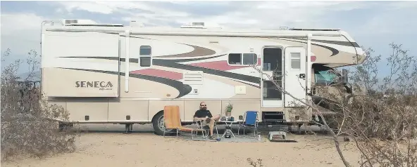  ?? PHOTOS: PATRICIA MACNEILL ?? Patricia and Arleigh MacNeill sold almost all their possession­s in fall 2016, including their Abbotsford home, bought an 34-foot RV and have been living like nomads since as they explore North America.