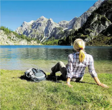  ?? BILD: SN/ROBERT RATZER ?? Österreich punktet nicht nur mit unberührte­r Natur, sondern auch mit Sicherheit.