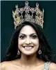  ??  ?? REIGNING MRS. WORLD CAROLINE: Defiant