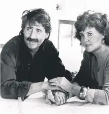  ??  ?? HOLIDAY ROMANCE: Tom Conti and Pauline Collins in Shirley Valentine, the hit film written by Willy Russell.