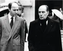  ??  ?? Promotion François Mitterrand a fait émerger de nouveaux talents, notamment Laurent Fabius (ici, en 1984).