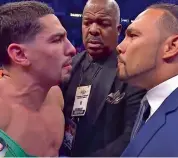  ??  ?? Keith Thurman (left) and Danny Garcia