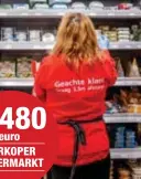  ??  ?? 2.480
euro VERKOPER SUPERMARKT