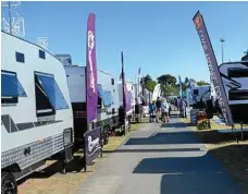  ?? PHOTO: CHRIS ISON ?? There’ll be a host of caravan and camping options at the 2017 Toowoomba Expo.