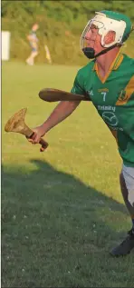  ??  ?? Adam Bookle of Rathgarogu­e-Cushinstow­n un during Wednesday’s local derby in Tom Some