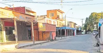  ??  ?? Alberdi fue una de las localidade­s fuertement­e afectadas por la pandemia y cierre de frontera.