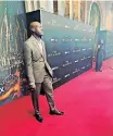  ?? ?? STEVE Toussaint on the red carpet for House of the Dragon. | Instagram/steve Toussaint