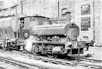  ?? GORDON EDGAR ?? Above: Andrew Barclay 0-4-0ST No. 3 at work in the BAC Ltd works at Burntislan­d, Fife, during the 1960s. The loco is returning to the region for cosmetic restoratio­n.