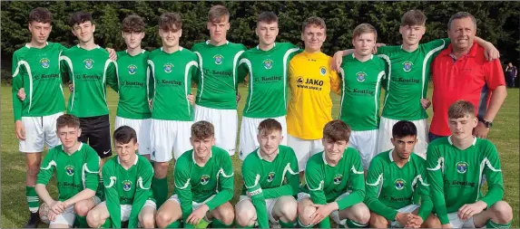  ??  ?? Wicklow Rovers ‘B’, winners of the Youth ‘B’ Shield.