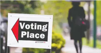  ?? FILES ?? If you plan to vote in person for the upcoming provincial election, you can bring your own pen or pencil to mark the ballot and masks are encouraged.