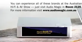  ??  ?? The Australian Hi-Fi & AV Show 2017