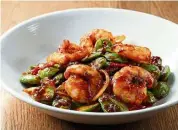  ??  ?? The Sambal petai prawns dish will definitely whet your appetite.