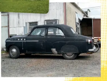  ??  ?? Right: Vauxhall Wyvern, behind shed, Northland, 2014