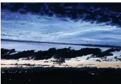  ?? FOTO: PLANETARIU­M ?? Leuchtende Nachtwolke­n sind über Witten-Herbede zu sehen.