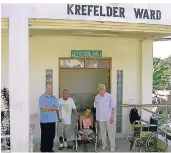  ??  ?? Eine der Medizinsta­tionen – nach Krefeld benannt.