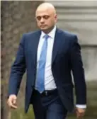  ?? FOTO REUTERS ?? Sajid Javid stapt zelf op.