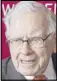  ??  ?? Warren Buffett