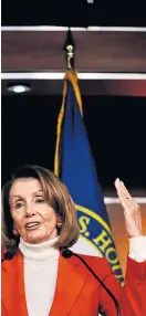  ?? Foto: Reuters/Gripas ?? Nancy Pelosi sitzt seit 1987 im US-Repräsenta­ntenhaus.