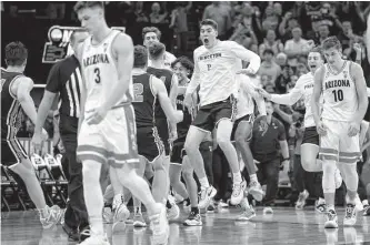  ?? Ezra Shaw/getty Images ?? 15th-seeded Princeton pulled off a massive upset of second-seeded Arizona thanks to scoring the final nine points and holding the Wildcats scoreless for over four minutes to end the game.