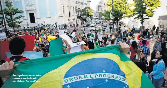  ?? ?? Portugal conta com três consulados do Brasil em Lisboa, Porto e Faro.