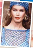  ??  ?? Supermodel Claudia Schiffer and actress Jennifer were fans of the thin and graceful shaped brow.