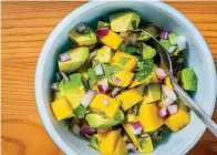  ?? Photo by Rey Lopez for The Washington Post ?? Mango-Avocado Salsa.