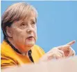 ?? FOTO: KAY NIETFELD/DPA ?? Bundeskanz­lerin Angela Merkel (CDU).