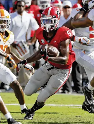  ?? BOB ANDRES / BANDRES@AJC.COM ?? Georgia receiver Terry Godwin knows how LSU must feel coming off a loss. “They’re going to be greedy, try to be hard-nosed, and they’re going to have a chip on their shoulder.”