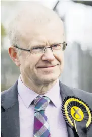  ??  ?? UNDER FIRE SNP MSP for Glasgow Shettlesto­n John Mason was blasted by Patrick Harvie yesterday, above