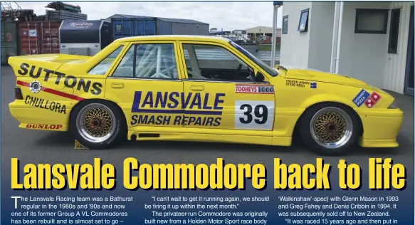 Lansvale Commodore back to life - PressReader