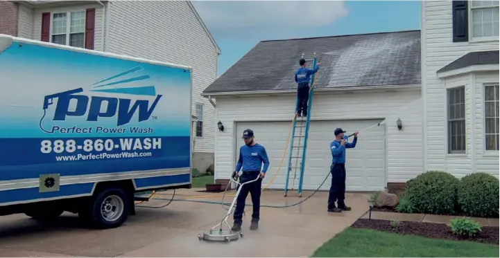  ?? ?? Join over 150,000 satisfied homeowners and choose the pros at Perfect Power Wash to clean and protect your property this spring.