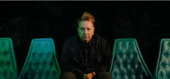  ?? BRINSON+BANKS/THE NEW YORK TIMES ?? John Lydon, 61, said it took him six months to compile all his lyrics in a new book, Mr. Rotten’s Songbook.