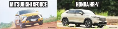  ?? FOTO: RIAN FOTO: F. YOSI ?? MITSUBISHI XFORCE HONDA HR-V