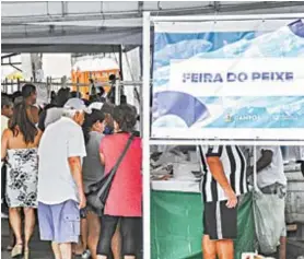  ??  ?? Anteriorme­nte, a Feira do Peixe somente era realizada na Semana Santa